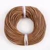 Cordón de Cuero de Colores Multitamaño en Stock para DIY Hecho a Mano, Ligas Elásticas para el Cabello, Pulseras, Collares, Materiales y Accesorios para Joyería