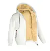Suéter masculino de cashmere transfronteiriço Outono e inverno com forro de lã espessado com capuz esportivo casual cardigan jaqueta quente