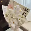 Papel Caligráfico Clássico Sombra Floral, Papel de Embrulho de Flores Estilo Chinês, Buquê de Agradecimento ao Professor Estilo Antigo, Materiais de Embalagem para Flores