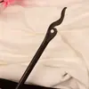 Mercadorias genuínas Pente de ébano pente de alto padrão diy estilo antigo acessórios de cabelo com balanço passo Pente de madeira novo estilo chinês adorno de cabeça feminino