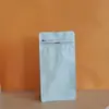 Saco Autovedante de Papel Kraft com Selo de Oito Lados e Folha de Alumínio, Zíper Lateral, Válvula de Ar Unidirecional, Saco Plástico para Embalagem de Grãos de Café, Saco de Café