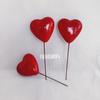 Espuma roja amor flor falsa manualidades accesorios corazón pastel plug-in accesorios DIY corazón de durazno 2-6CM