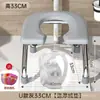 Silla de WC Móvil Plegable Gris para Ancianos, Silla de WC Portátil para Mujeres Embarazadas, Asiento de Inodoro Sencillo, Taburete de WC de Acero Inoxidable