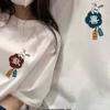 Camiseta Familiar de Verano para Pareja Hombres y Mujeres Año 240g Algodón Logo Personalizado Cuello Redondo Marca de Moda Manga Corta Camiseta Básica