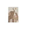 Pintura Decorativa Moderna de Elefante de Luxo Leve para Sala de Estar, Pintura de Parede para Fundo de Sofá com Textura Fantasia, Arte de Parede de Alto Padrão e Grandiosa para Hall de Entrada