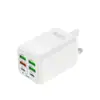 Cargador de Teléfono Móvil de Carga Rápida Multi-Puerto 4 USB + 2 PD, Cabezal de Carga de 150W, Nuevo Producto Transfronterizo, 5V2.4A, Regulaciones Europeas, Americanas y Británicas