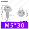 Flange de aço inoxidável 304 com parafuso autoatarraxante dentado M3 ~ M8 cabeça sextavada cruzada com arruela de flange parafuso autoatarraxante GBWA