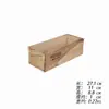 Maceta de Madera Retro Transfronteriza Accesorios para Sesión de Fotos de Boda Base Decorativa para Flores Artificiales Caja de Almacenamiento Maceta para Jardín Balcón
