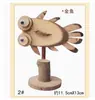 Saco de material de lascas de madeira DIY criativo pintura natural animal feito à mão para crianças fabricação de brinquedo de madeira pintura de galho