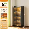 Librero de acero con puertas a prueba de polvo, gabinete de almacenamiento, librero de hierro para niños, estantería para sala de estar y dormitorio, gabinete de almacenamiento, vitrina