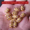 Cuentas Barril Esmalte Cloisonné Chapado en Cobre 18K Cuentas Espaciadoras Pulsera Joyería con Cuentas Accesorios Materiales Hechos a Mano para Bricolaje Cuentas Barril Esmaltadas Cocidas
