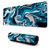 Mouse pad fluido abstrato novo e quente transfronteiriço, grande mouse pad ondulado, almofada de mesa de escritório, arte abstrata para figurar