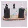 Botella con bomba de hombro plano 240ml botella con bomba de loción botella de champú botella de gel de ducha botella de acondicionador botella de limpiador facial