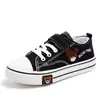 Tênis de Lona Infantil, Tênis para Meninos, Sapatos para Meninas, Sapatos de Tecido, Novos Modelos Primavera e Outono, Respiráveis para Todas as Estações, Tênis Infantil com Velcro Atacado