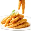 Patas de Pollo Deshuesadas, Empaque Comercial Grande, Sabor Picante de Limón, Snack Semiacabado para Vendedores Ambulantes, Snack Popular, Alimento Cocido, Ingredientes para Alimentos Congelados