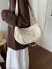 Nueva Bolsa de Tela Lavada de Nylon para Mujer, Gran Capacidad, Bolso Cruzado Ligero para Hombro, Estilo Japonés Moderno, Bolso Cruzado Versátil Simple