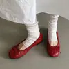 ¡Zapatos mecedores para quedarse en casa! Zapatos slip-on redondos de tacón bajo con lazo juguetón y lindo para mujer, colección de otoño 2026