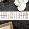 Atacado do Fabricante Pontas para Nail Art, Adesivos de Unha Doces e Elegantes que Realçam a Pele, Conjunto de 30 Peças com Tiras Codificadas, Unhas Usáveis Personalizadas