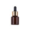 Em Estoque Frasco Dispensador de Líquido Original 15ml, Frasco para Óleo Essencial, Frasco de Vidro com Conta-gotas de Ombro Inclinado, Frasco para Sérum, Frasco para Amostra Cosmética