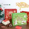Sacola de presente de Natal com desenho animado, linda bolsa de presente de mão, bolsa de papel grande criativa, presente de aniversário, sacola de sobremesa