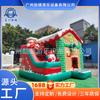 Castillo Hinchable Comercial para Saltar con Tobogán Blanco Mod Er