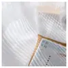 Tijera Venta al por mayor Dropshipping Cortina Cortina Transparente Transmitente de Luz No Transparente Cortina Soñadora Balcón Cortina Transparente Blanca Persianas de Raya Vertical