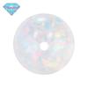 Huagang Gem Orifício Completo Esférico OPAL Imitação Opala Gem Opala Sintética Conta Redonda Opala Branca OP18
