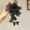 Tocado Rojo Retro de Lirio Araña Pinza para el Cabello de Flor Roja Tocado de Flor Estilo Chino Qipao Nuevo Estilo Antiguo Chino Accesorios para el Cabello de Kimono