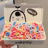 Anillo para toalla amigable con el cabello de bebé, banda elástica para el pulgar de niños, scrunchie para niñas, banda de goma de alta elasticidad, diadema para bebé