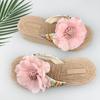 Chinelos de Flor Femininos Sandálias Antiderrapantes Estilo Coreano Sapatos Simples e Modernos Bohemianos de Verão Nova Roupa Exterior Sapatos de Eva