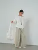Calça Larga Casual Estruturada Plissada Solta Feminina Neihe 2026 Novo Estilo Emagrecedora 258099
