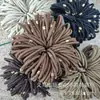Diadema negra de alta elasticidad, cuerda para el pelo, goma para el pelo simple coreana para mujer, nueva y duradera, cuerda para coleta con funda de cuero