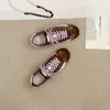 Tênis Esportivo Casual Feminino Sapatos Argan Estampa de Leopardo Tênis Esportivo de Outono Tênis de Skate Super Quente Versátil Sapatos de Treino Alemães 2026