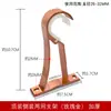 Haste de Cortina Haste Romana Suporte para Haste Romana Liga de Alumínio Espessada Haste Romana Gancho Fixo Suporte de Montagem Superior Suporte de Montagem Lateral Acessórios para Cortina