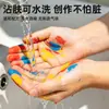 Plumas Marcadoras de Colores Almacén Divertido Estrella de Daiso, Apilables para Almacenamiento, Secado Rápido, Flujo de Tinta Suave Sin Obstrucciones
