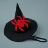 Sombrero de Bruja para Mascota de Halloween Transfronterizo Tela No Tejida Creativo Novedoso Sombrero para Perro Sombrero Decorativo de Mascota para Halloween