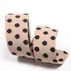 Cinta de sarga de puntos de onda pequeña, material para pinza de accesorios para el cabello DIY, lazo, flores para hornear, embalaje, cinta floral decorativa