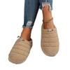 Zapatillas de Casa de Algodón Populares Transfronterizas con Hebilla de Cuerda de Peluche Ajustables para Otoño e Invierno, Zapatillas de Algodón para Interiores, Suaves, Cómodas y Cálidas para Mujer