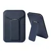 Suporte de Mesa em T para Porta-Cartões Magnéticos Suporte Preguiçoso para Transmissão ao Vivo Dobradiça de Couro Porta-Cartões Magnético Magsafe