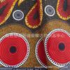 Tela Estampada de Cera Ankara Africana Personalizada 90G105G Unilateral Bilateral Fibra de Poliéster Java Uniforme Escolar Ropa Electoral
