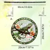 Decorações de Janela Coloridas Vibrantes Dança da Borboleta de Primavera Nova Transfronteiriça Filme Acrílico Colorido 2D Decorações de Varanda Adereços