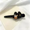 Pinza para el pelo Retro Coreana con Estampado de Leopardo para Mujer, Pinza Dulce Linda, Pinza BB Exquisita de Gama Alta, Pinza para Flequillo Lateral, Accesorios para el Cabello