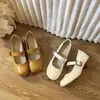 Zapatos Mary Jane de Primer Encuentro para Mujer, Nueva Colección Otoño 2026, Suela Suave, Correa Única, Boca Baja, Adecuados para Mujeres Pequeñas