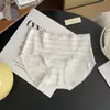 5080 Ropa Interior de Algodón Puro Suave de Baja Saturación para Mujer, de Cintura Media, Alta Elasticidad, Transpirable, Refuerzo de Algodón Puro Antibacteriano 10A, Bragas Triángulo Dulces