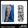 Pegatinas de Tatuaje Herbales de Brazo Completo Transfronterizas, Impermeables, de Larga Duración, No Reflectantes, Diseños de Tatuajes Realistas para Manos, Brazo de Flores, Brazo de Flor de Cerezo, Estilo Tradicional