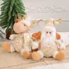 Figuras de Santa Claus y Muñeco de Nieve Transfronterizas, Adornos para Árbol de Navidad, Muñecos de Renos Navideños, Decoraciones para Escaparates