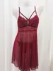 Lencería sexy, camisón de tirantes de encaje tentación para mujer, pijama transparente sexy, uniforme que no se quita, venta al por mayor 8013