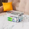 Caja de Medicamentos Transparente para Uso Doméstico, Caja de Medicamentos de Plástico Multicapa de Gran Capacidad, Caja de Almacenamiento de Medicamentos Sellada a Prueba de Humedad para el Hogar