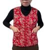 Chaleco de algodón plumífero para mujer de otoño e invierno, chaleco para personas de mediana edad y mayores, con algodón, delgado, adelgazante, para usar debajo, grueso, talla extra