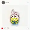 Clipe Plástico Cartoon Tema Família Sanrio, Clipe Vertical Multifuncional para Documentos e Anotações para Estudantes